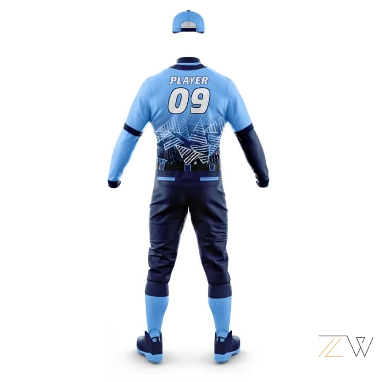 Custom Light Blue Baseball Kit alternate