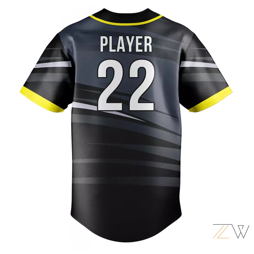 Custom Saints Yellow & Black Baseball Jersey alternate