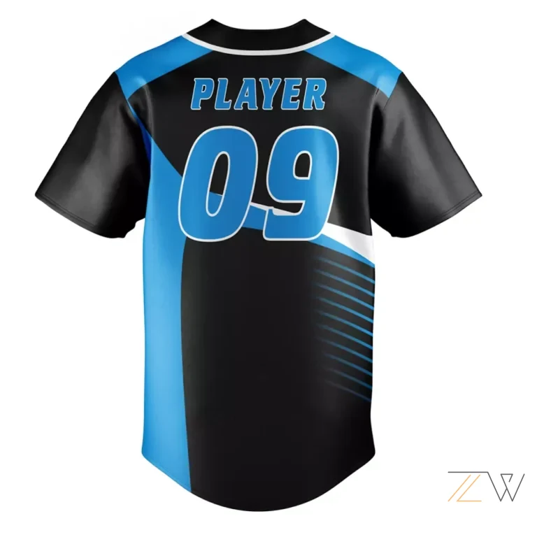 Custom Baltimore Blue & Black Baseball Jersey alternate