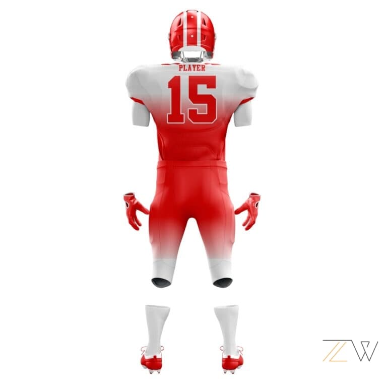 Red Vipers American Football Kit – Zing wear Premium Teamwear alternate
